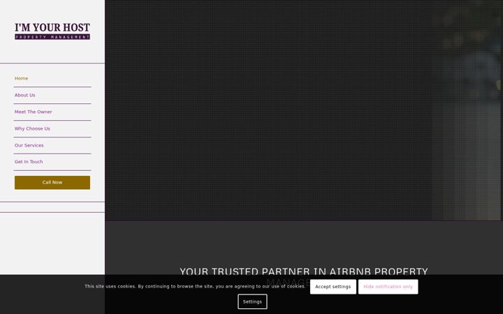 Screenshot of imyourhostpm.com