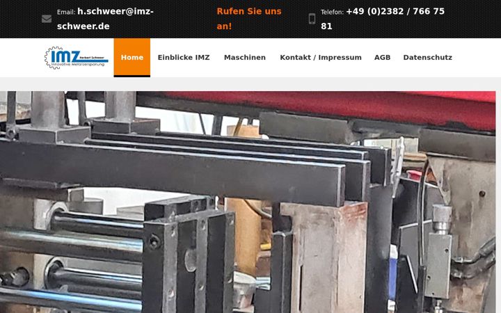 Screenshot of imz-schweer.de