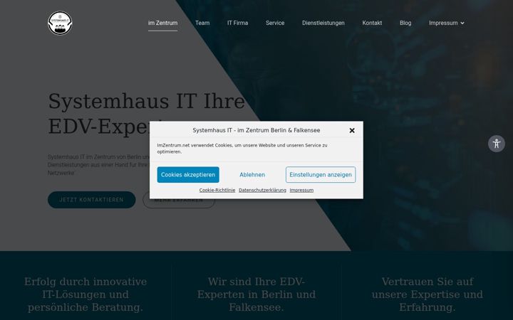 Screenshot of imzentrum.net