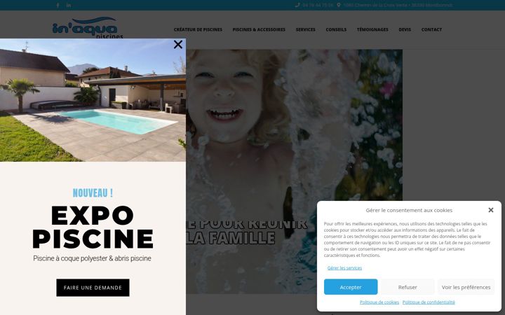 Screenshot of in-aqua.com