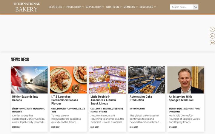 Screenshot of in-bakery.com