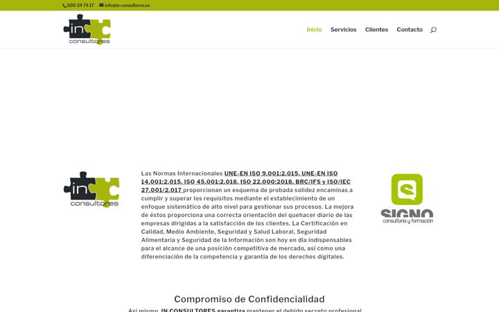 Screenshot of in-consultores.es