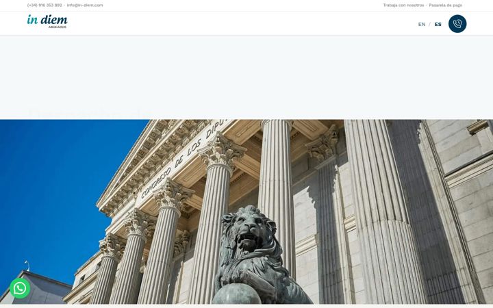 Screenshot of in-diem.com