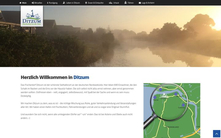 Screenshot of in-ditzum.de