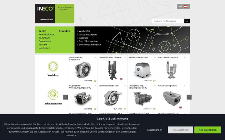 Screenshot of in-eco.at