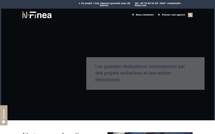 Screenshot of in-finea.com
