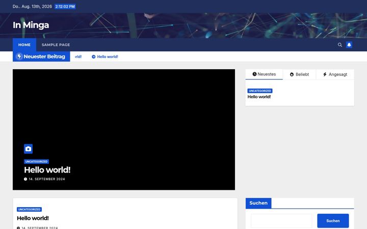 Screenshot of in-minga.com