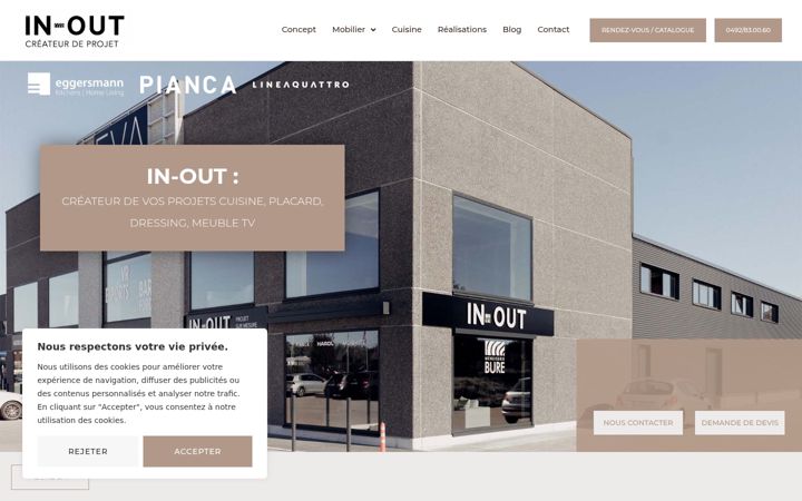 Screenshot of in-out-menuiseriebure.be