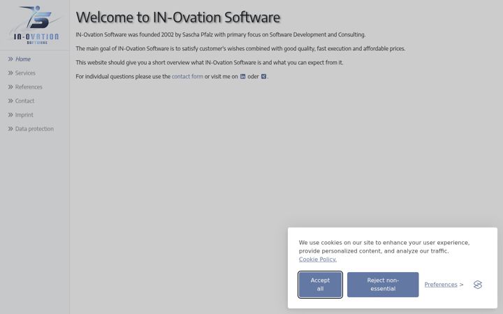 Screenshot of in-ovation.de