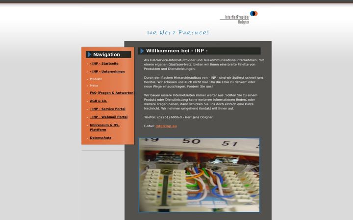 Screenshot of in-p.de