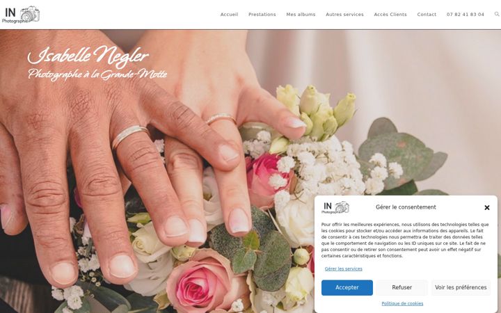 Screenshot of in-photographie.com