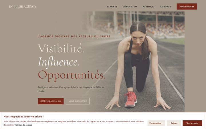 Screenshot of in-pulseagency.com