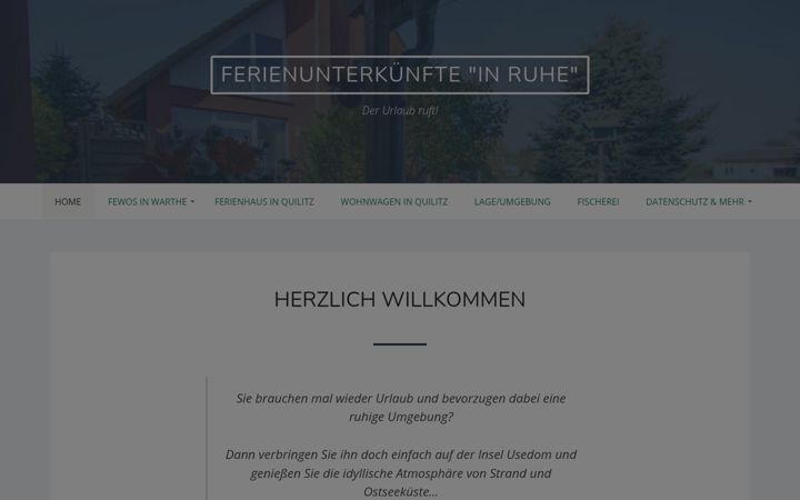 Screenshot of in-ruhe.de