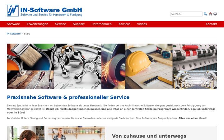 Ekrānuzņēmums no in-software.com
