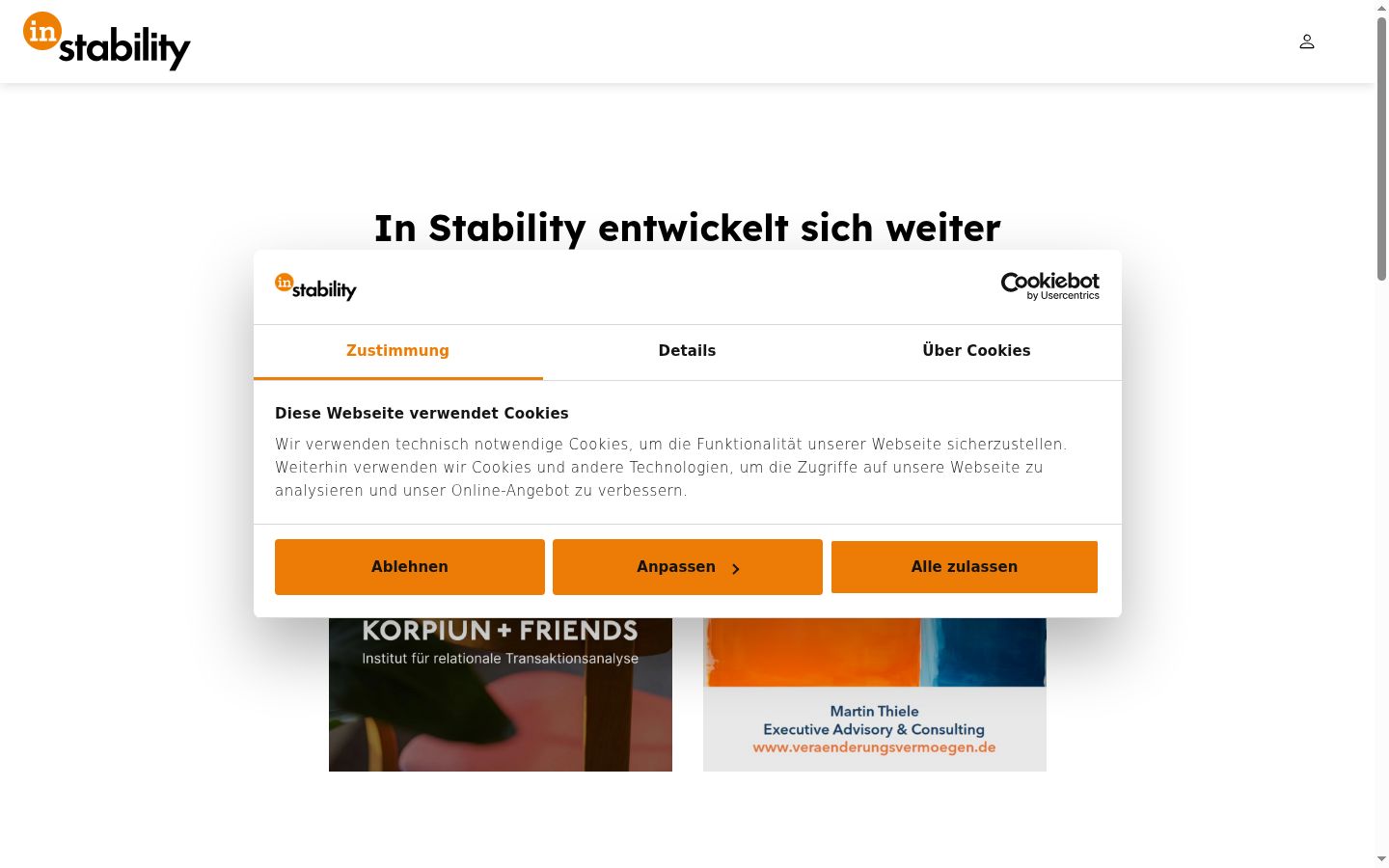 Screenshot tal-banner tal-kunsens muri qabel kwalunkwe interazzjoni