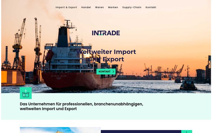 Screenshot of in-t-rade.com