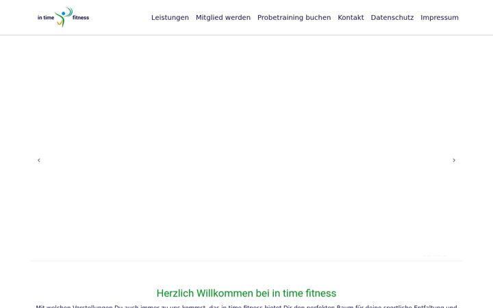 Screenshot of in-time-fitness.com