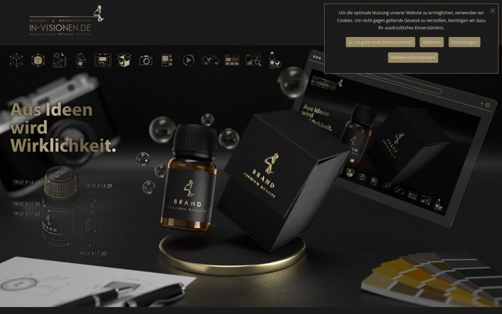 Screenshot of in-visionen.de