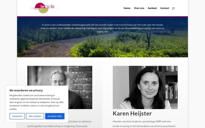 Screenshot of in-zicht.com