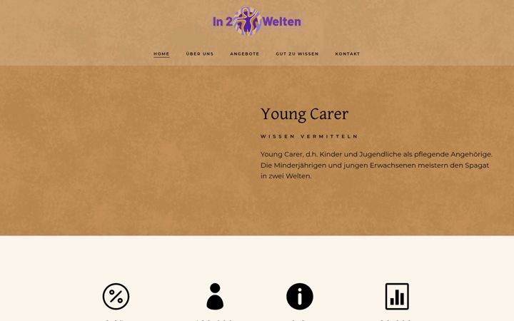 Screenshot of in-zwei-welten.de