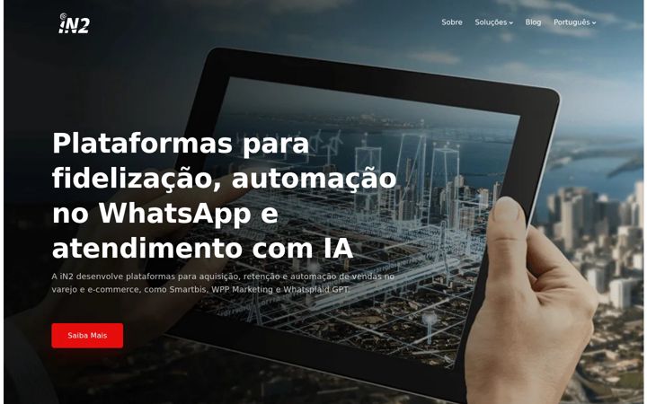 Screenshot of in2.com.br
