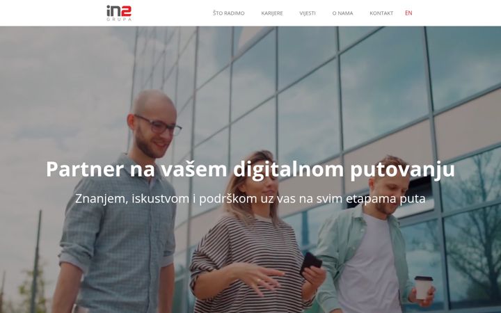 Screenshot of in2.eu