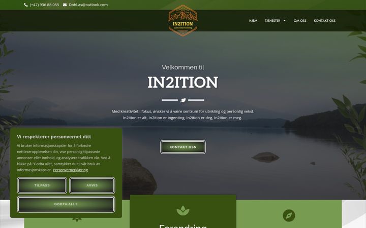 Screenshot of in2ition.no