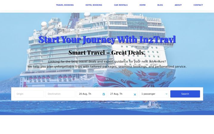Screenshot of in2travl.com