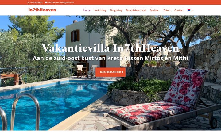 Screenshot of in7thheaven.com