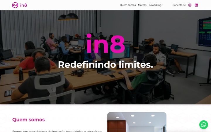 Screenshot of in8.com.br