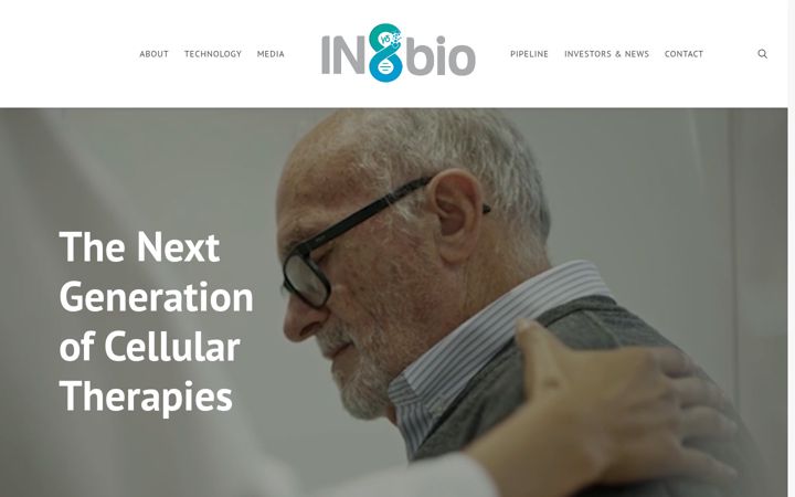 Screenshot of in8bio.com