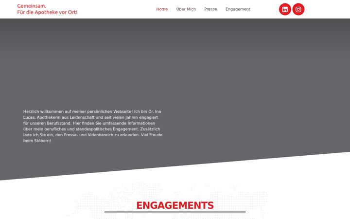 Screenshot of ina-lucas.de