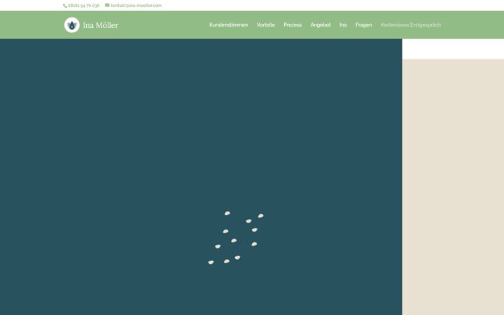 Screenshot of ina-moeller.com