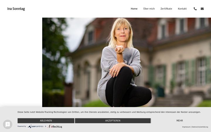 Screenshot of ina-sonntag.de