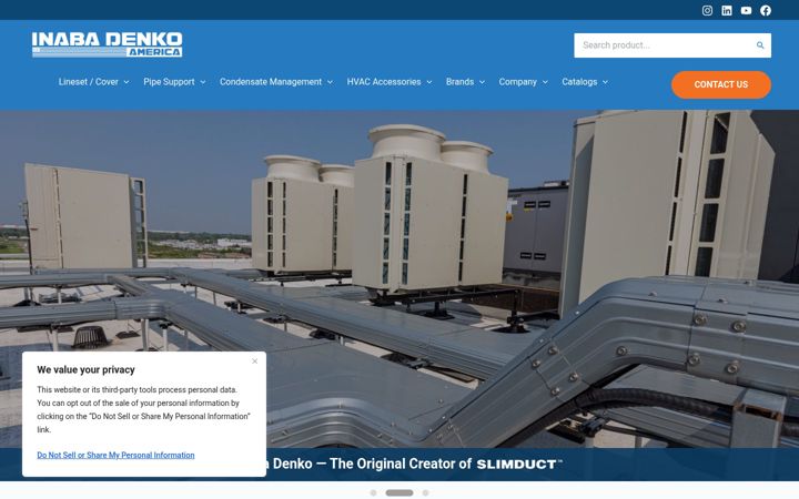 Screenshot of inabadenko-america.com