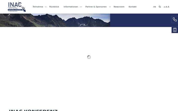 Screenshot of inac-conference.com