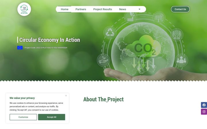 Screenshot of inactionproject.eu
