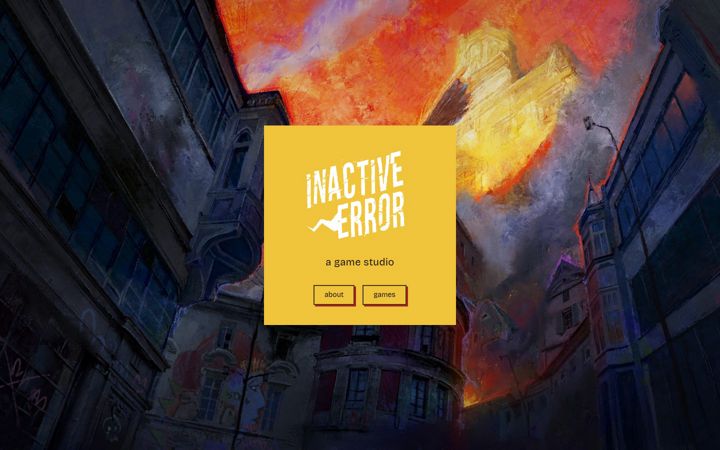 Screenshot of inactiveerror.com