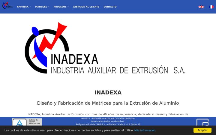 Screenshot of inadexa.com