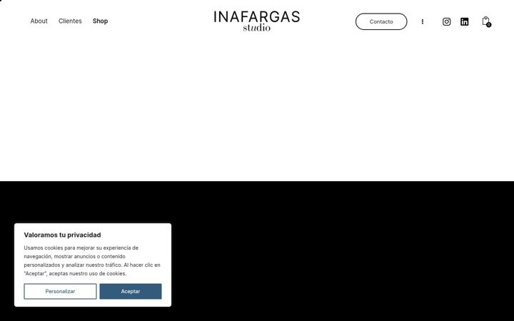 Screenshot of inafargas.com