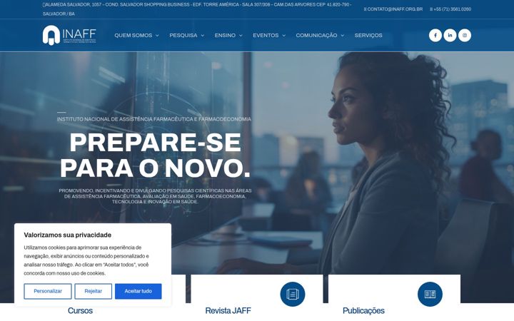 Screenshot of inaff.org.br