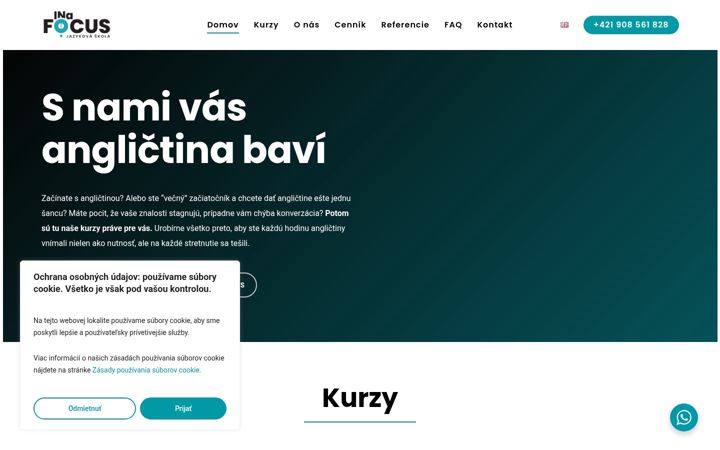Screenshot of inafocus.com