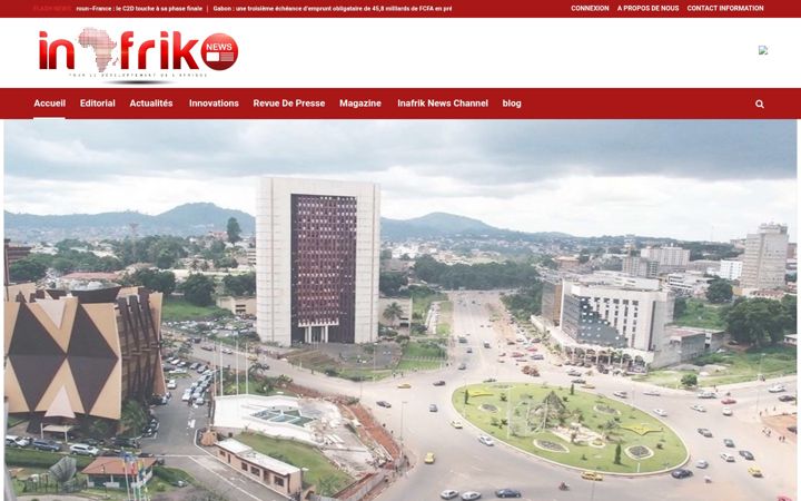 Screenshot of inafriknews.com