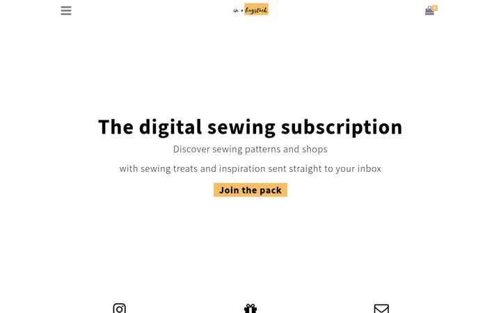 Screenshot of inahaystack.co.uk