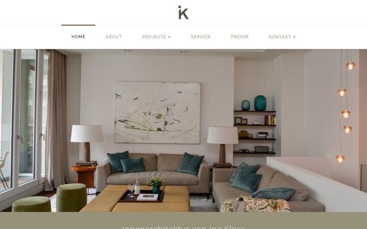 Screenshot of inakloss.com