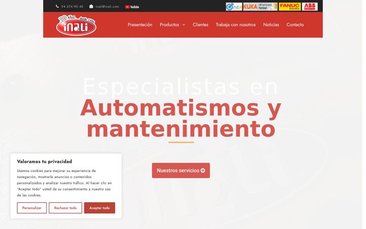 Screenshot of inali.com