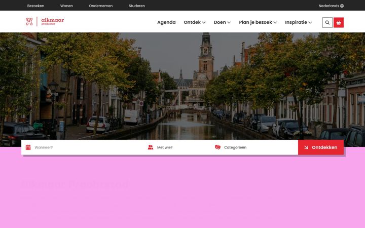 Screenshot of inalkmaar.nl