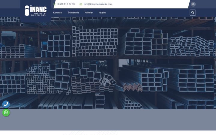 Screenshot of inancdemircelik.com