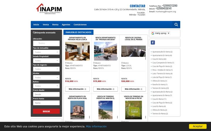 Screenshot of inapim.com