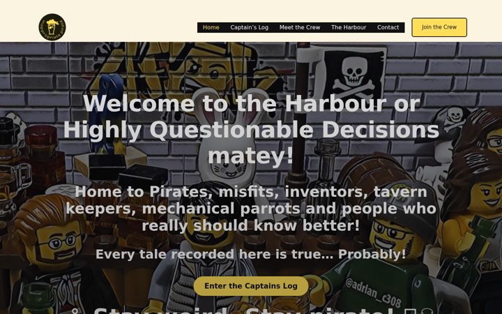 Screenshot of inappropriatepirate.com